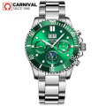 CARNIVAL 8880GA Herrenuhren Top-Marke Luxus Mechanische Automatische Business Herrenuhr Wasserdichte Armbanduhr